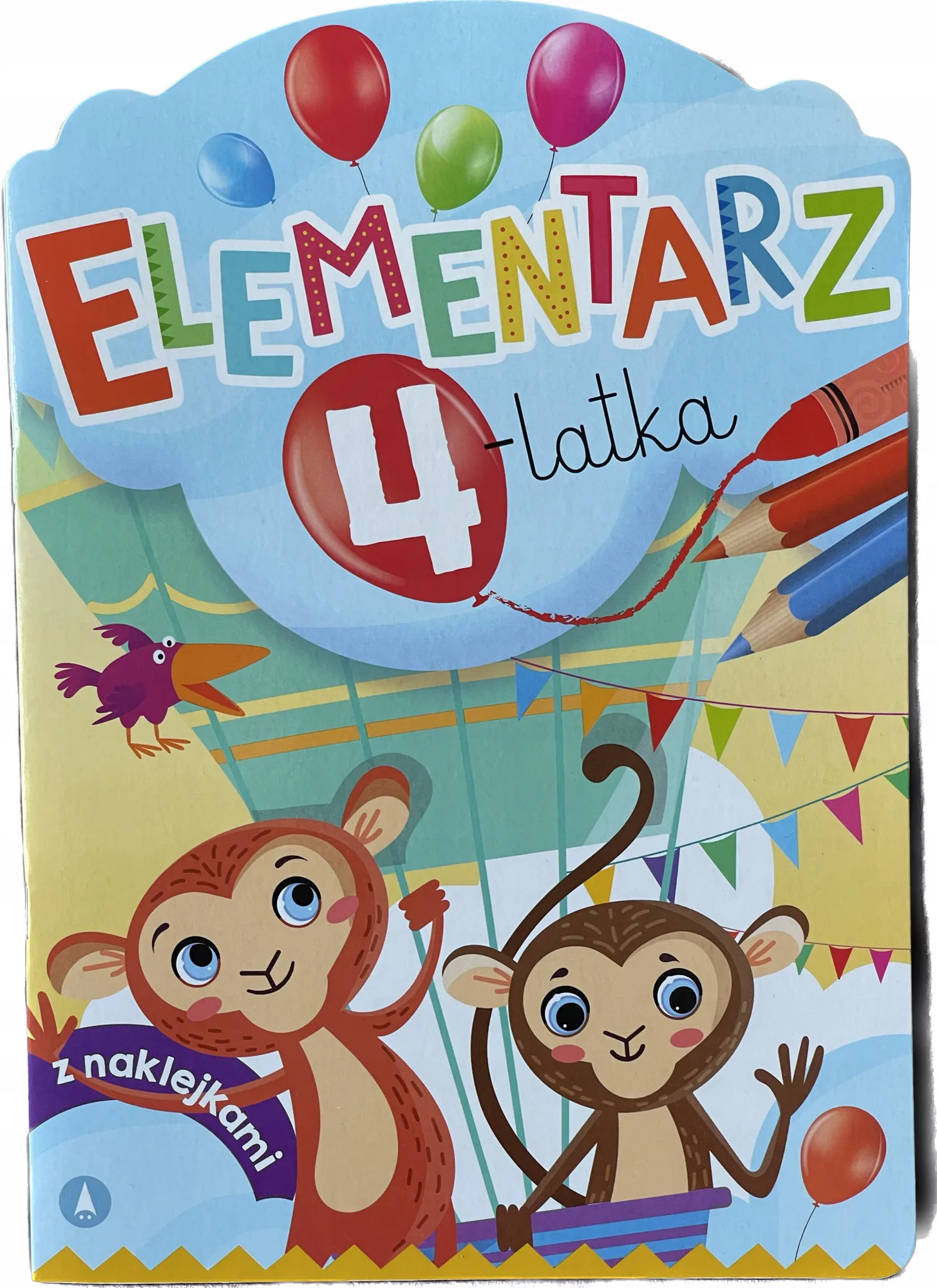 Okładka: Elementarz z naklejkami 4 LATKA EDUKACYJNA