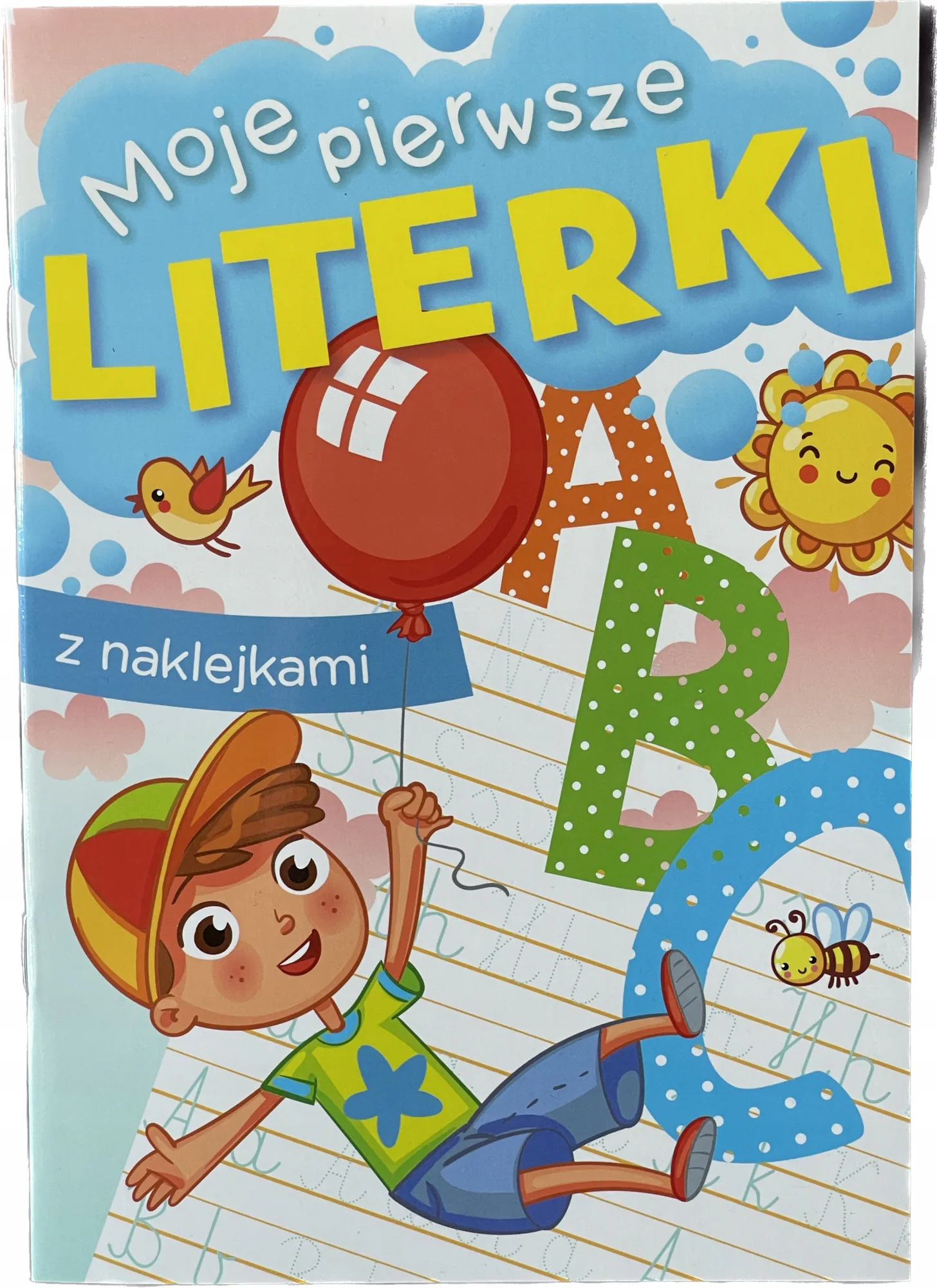 Okładka: zeszyt do kaligrafii NAUKA PISANIA literki A5