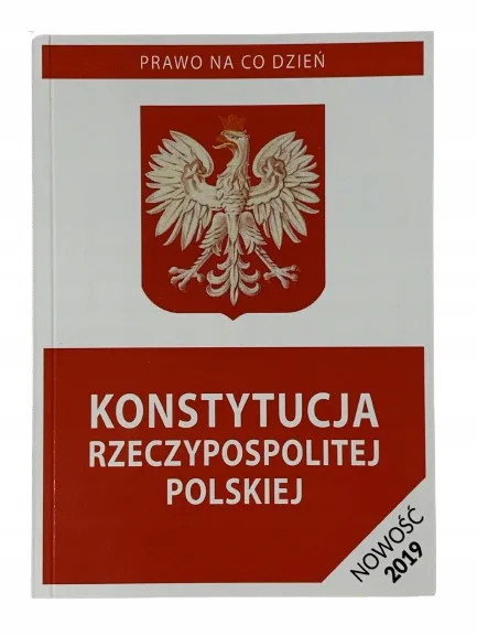 Okładka: KONSTYTUCJA RZECZYPOSPOLITEJ POLSKIEJ