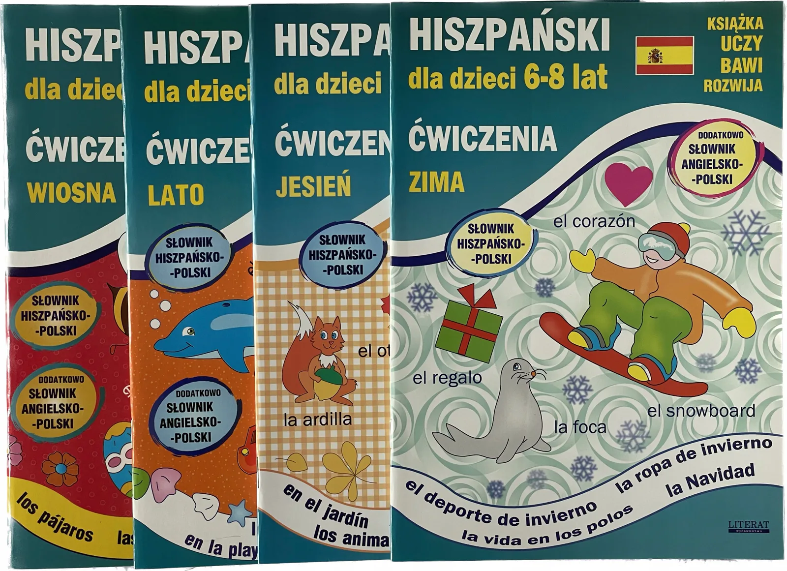 Okładka: Język hiszpański dla maluchów 6 7 8 lat ćwiczenia