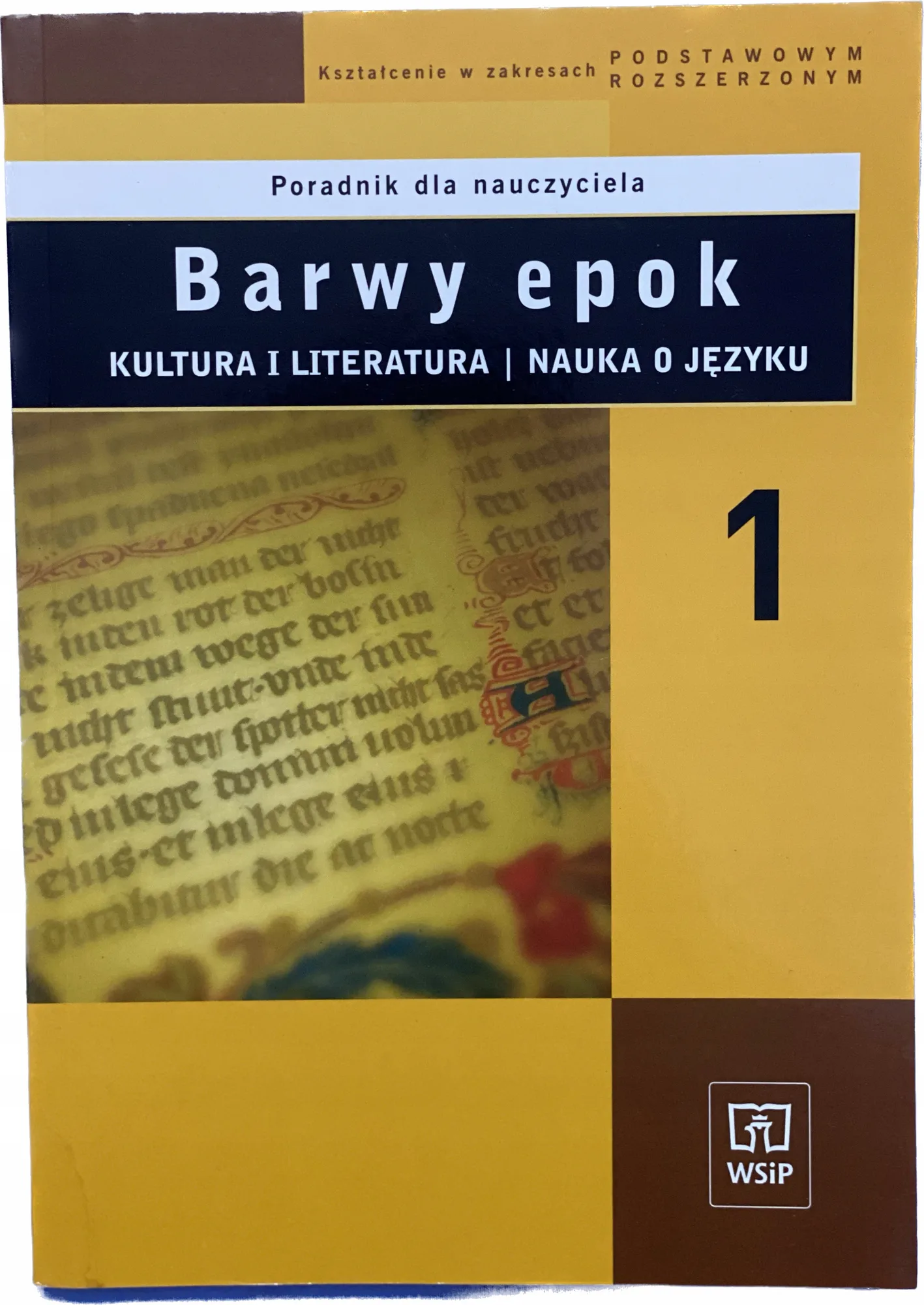 Okładka: Barwy epok książka nauczyciela 1 liceum poradnik