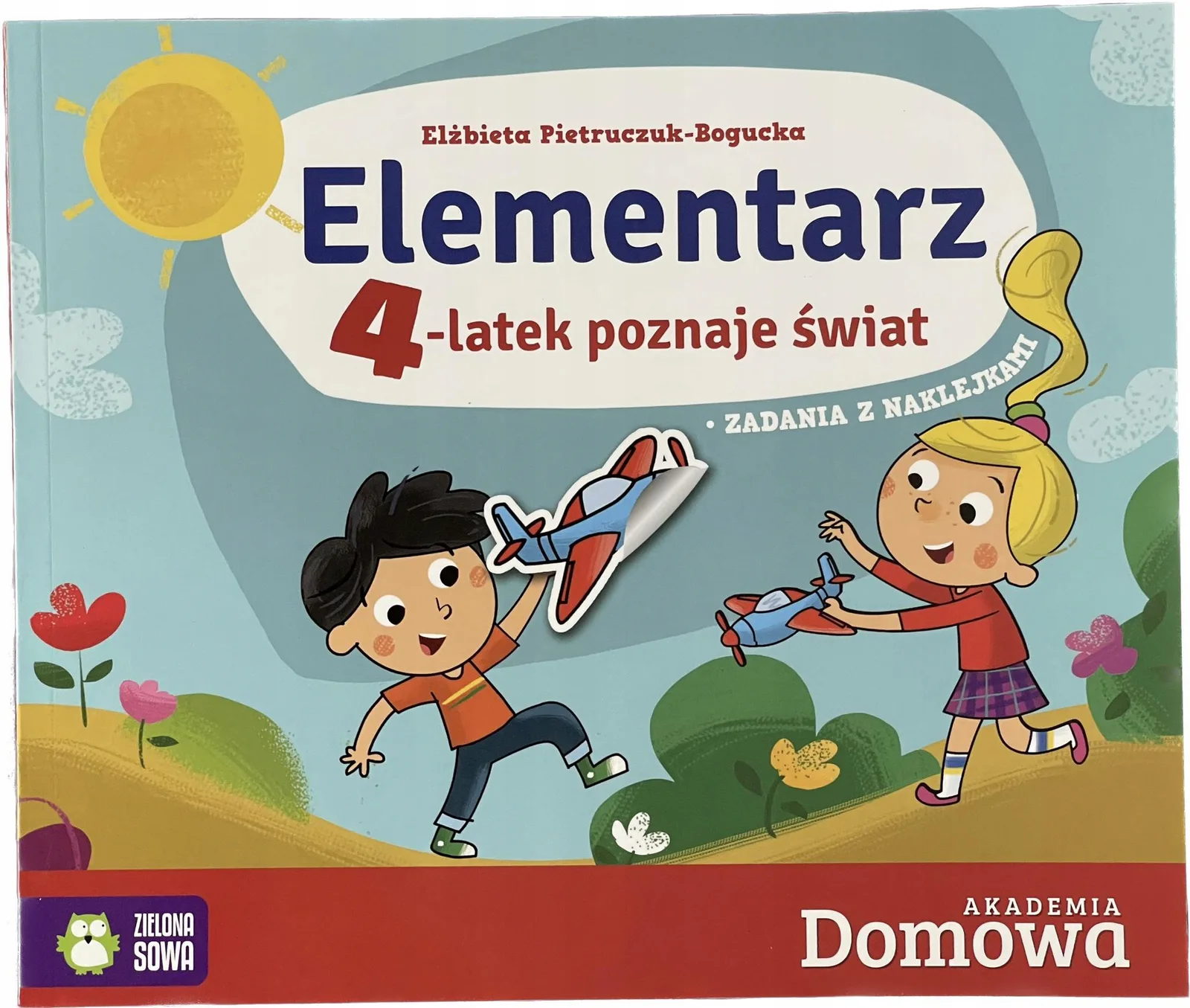Okładka: Elementarz 4 LATKA EDUKACYJNA Z NAKLEJKAMI