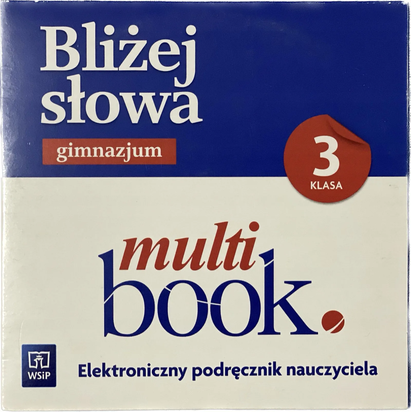 Okładka: Język polski Bliżej słowa 3 gimnazj. multibook