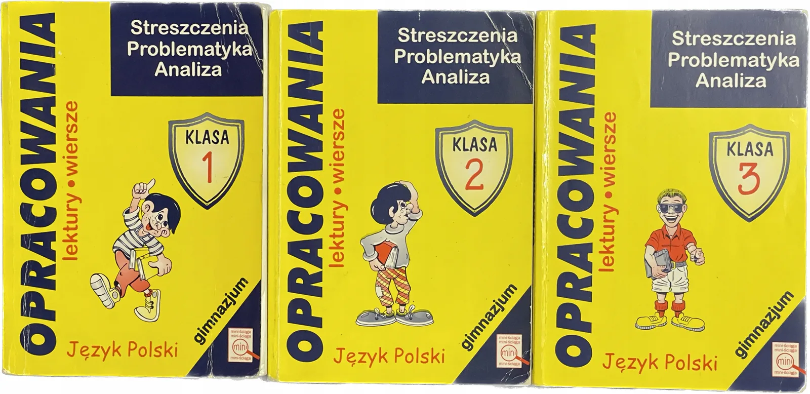 Okładka: ŚCIĄGA KLASA 7 8 opracowania omówienia streszczenia lektur 1 2 3 gimnazjum