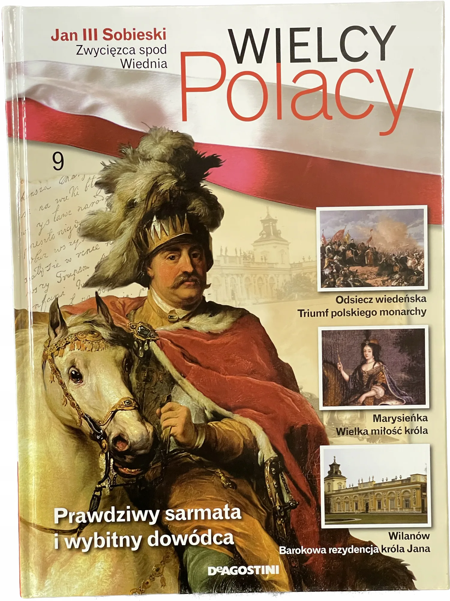Okładka: WIELCY POLACY JAN II SOBIESKI nowa album A4