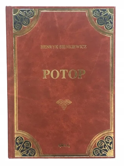 Okładka: POTOP SIENKIEWICZ lektura z opracowaniem skóra