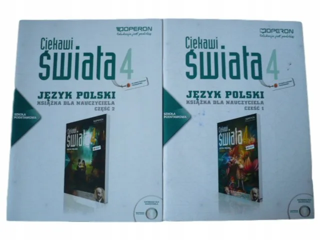Okładka: JĘZYK POLSKI CIEKAWI ŚWIATA 4 ksiązka nauczyciela
