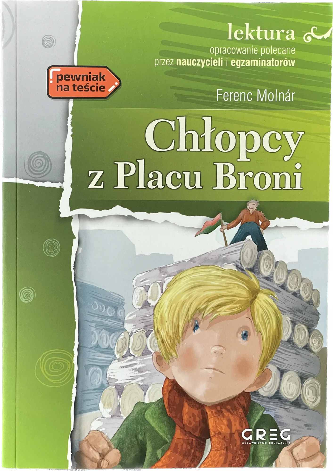 Okładka: Chłopcy z Placu Broni lektura z opracowaniem Greg