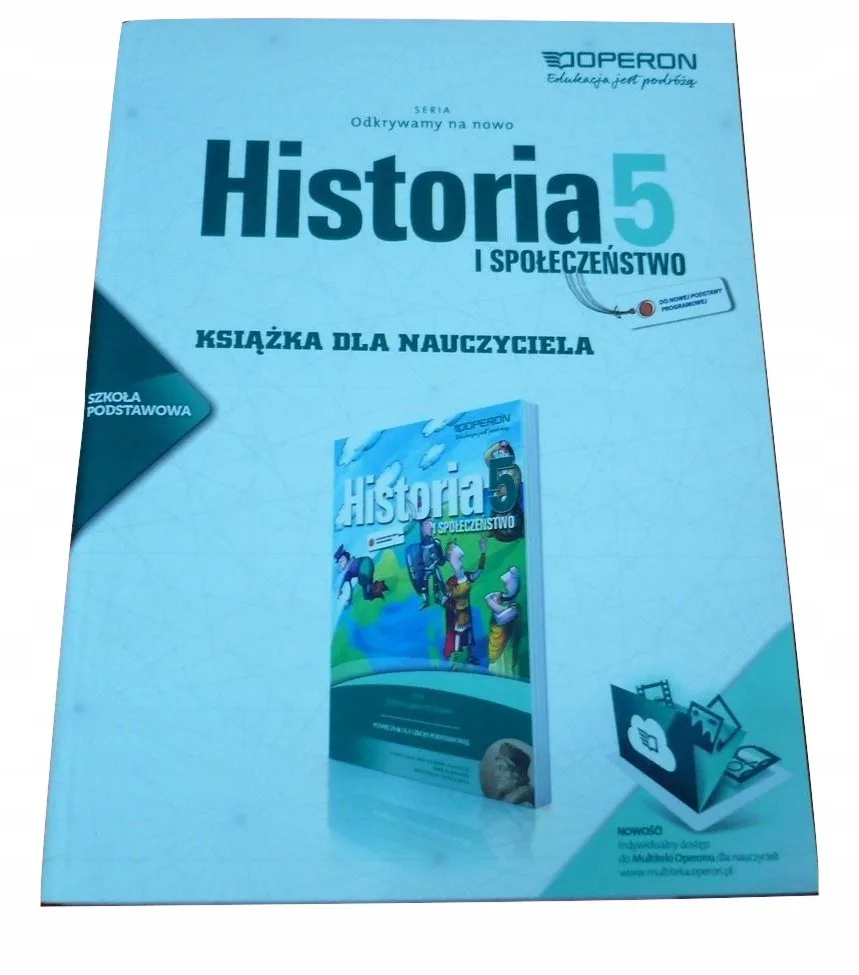 Okładka: HISTORIA Odkrywamy na nowo 5 książka nauczyciela
