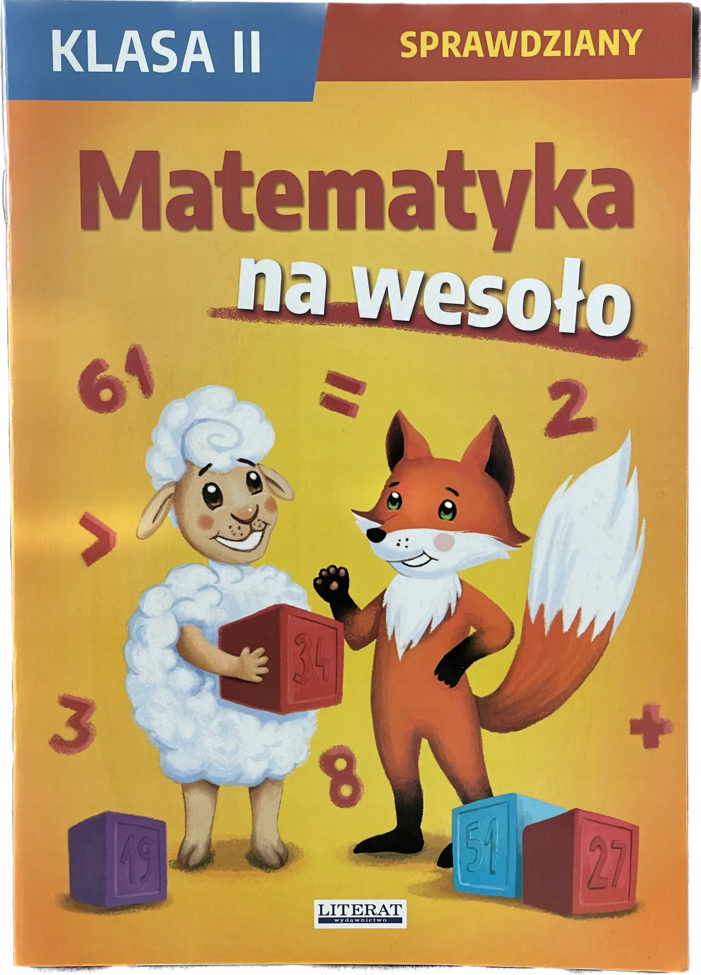 Okładka: MATEMATYKA klasa 2 SPRAWDZIANY testy format A4