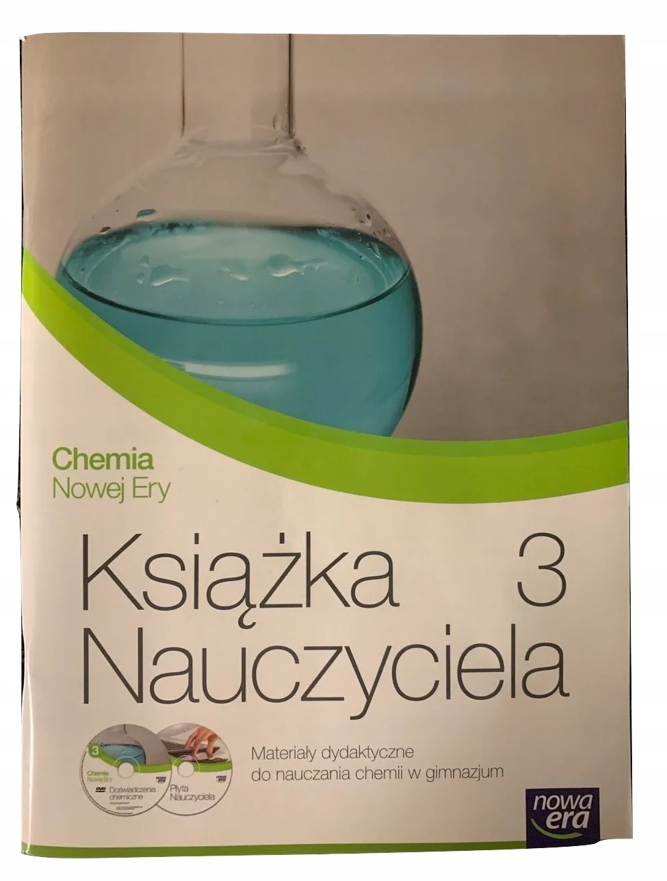 Okładka: CHEMIA NOWEJ ERY KLASA 3 KSIĄŻKA NAUCZYCIELA 2 CD
