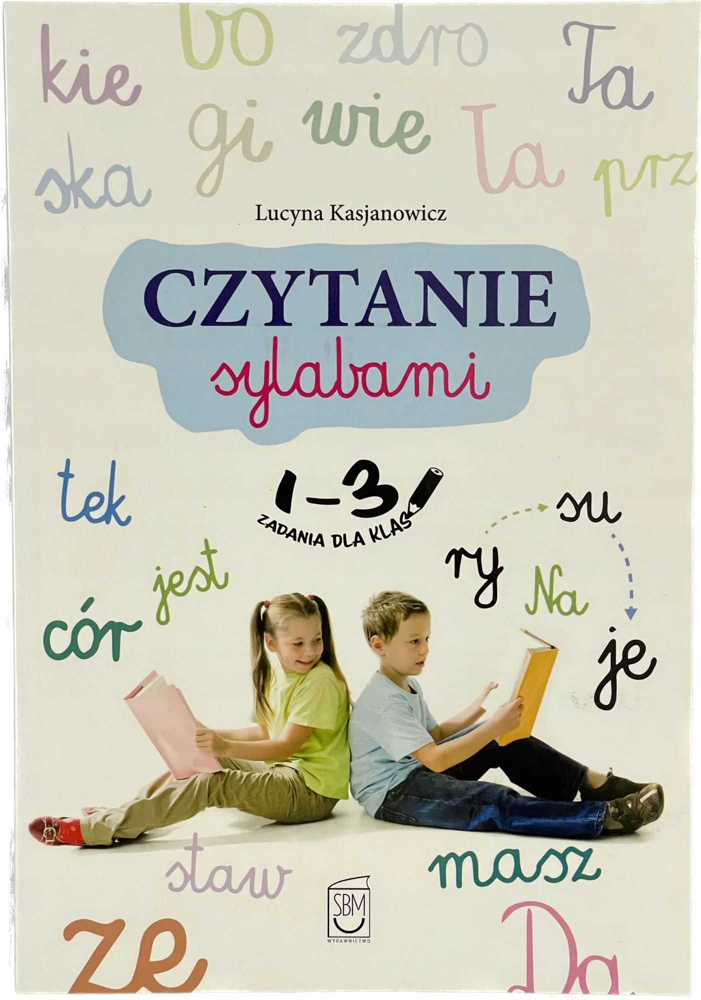 Okładka: Nauka czytania sylabami elementarz sylabowy 1 KLasa zerówka