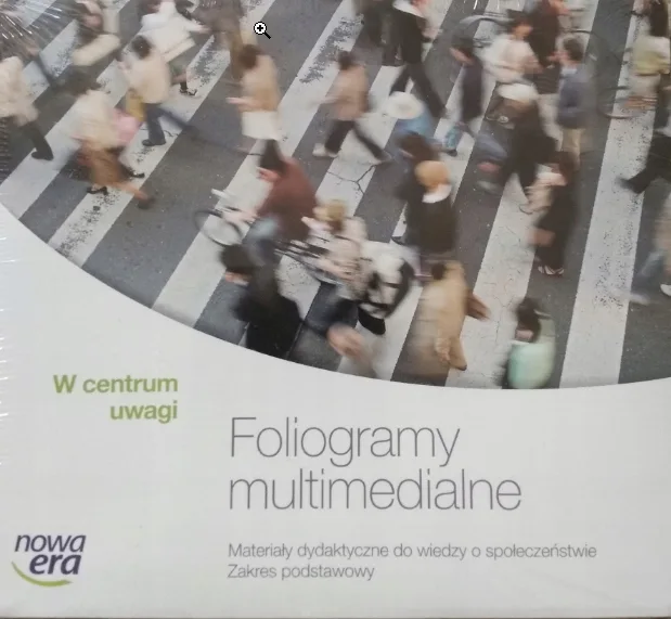 Okładka: W CENTRUM UWAGI FOLIOGRAMY MULTIMEDIALNE ZP
