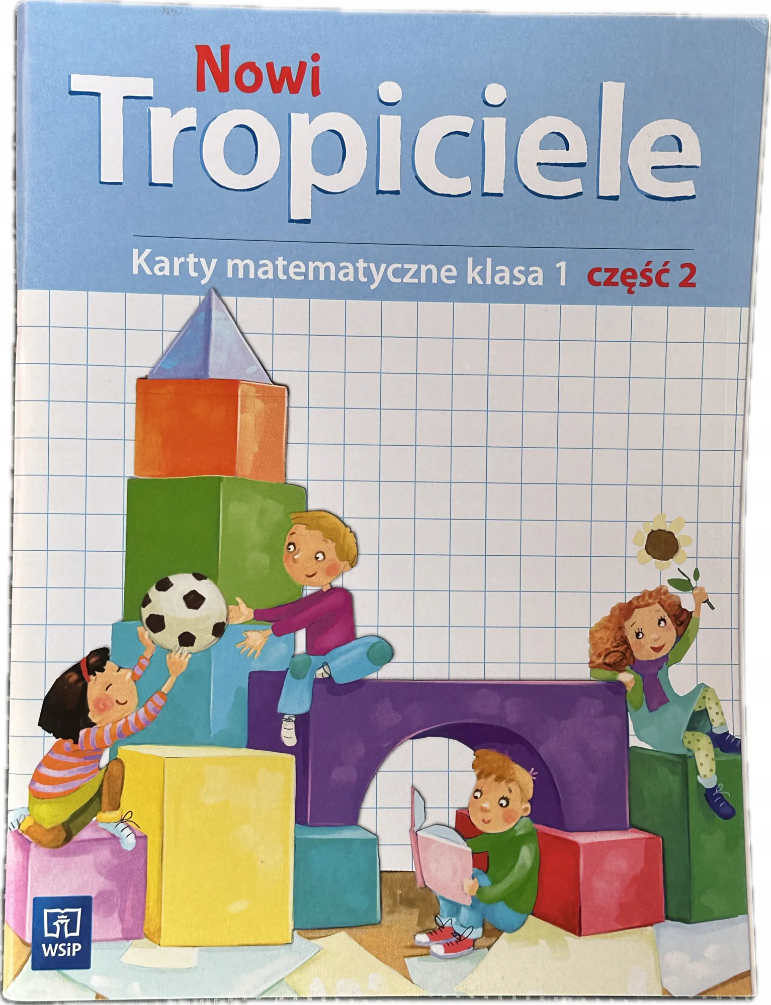Okładka: Nowi Tropiciele KLASA 1 cz.2 matematyka ćwiczenia karty matematyczne WSIP