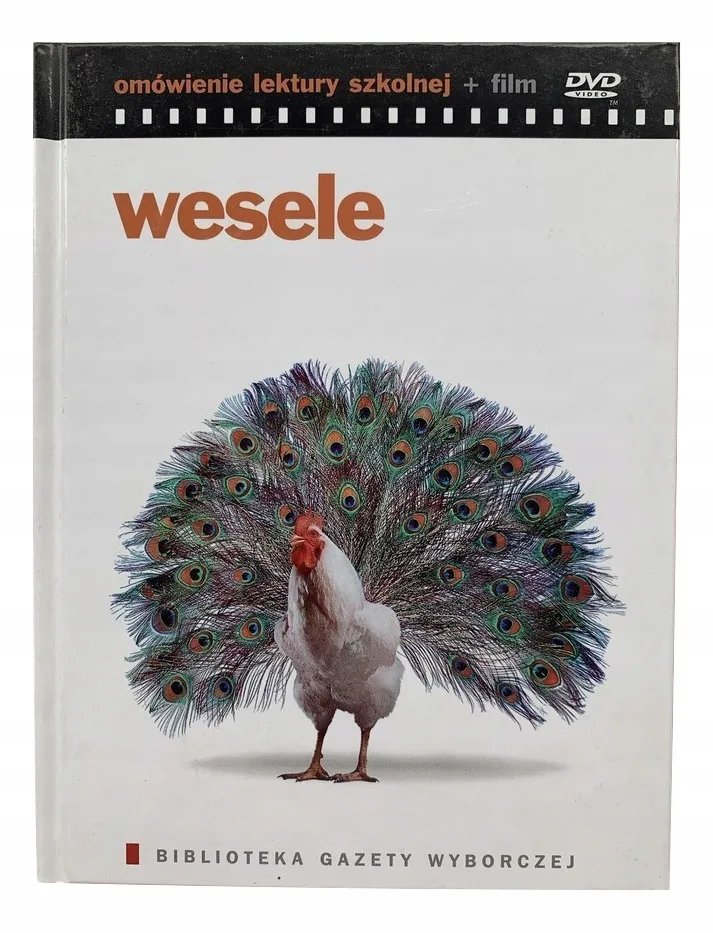 Okładka: WESELE OMÓWIENIE LEKTURY SZKOLNEJ + DVD