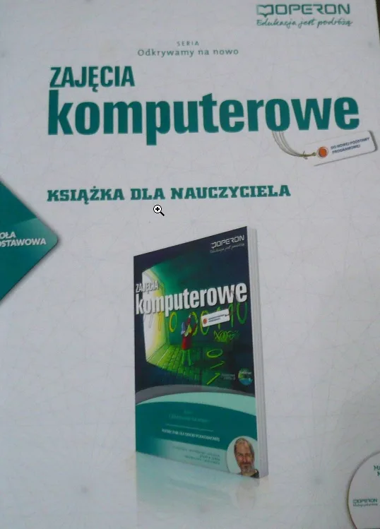 Okładka: ZAJĘCIA KOMPUTEROWE 4 ksiązka nauczyciela OPERON