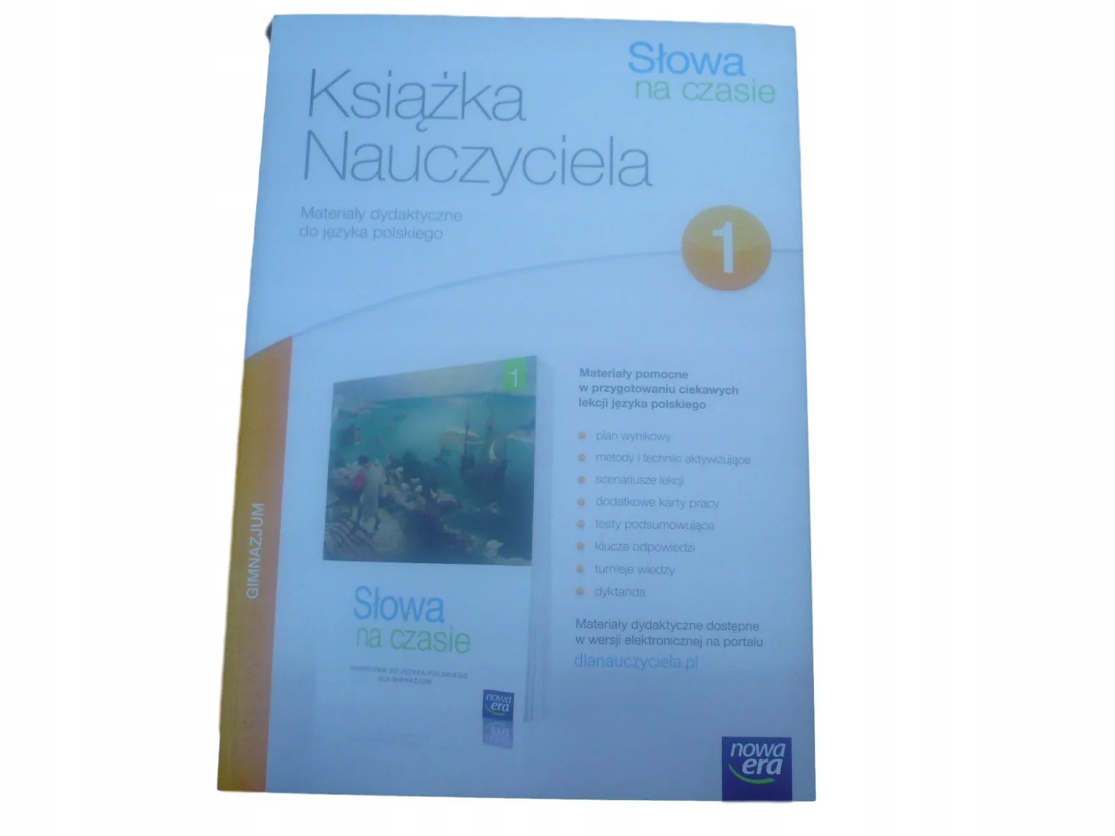 Okładka: Język polski KL.1 gimnazjum sprawdziany TESTY ksiązka nauczyciela 7