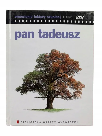 Okładka: PAN TADEUSZ OMÓWIENIE LEKTURY SZKOLNEJ + DVD