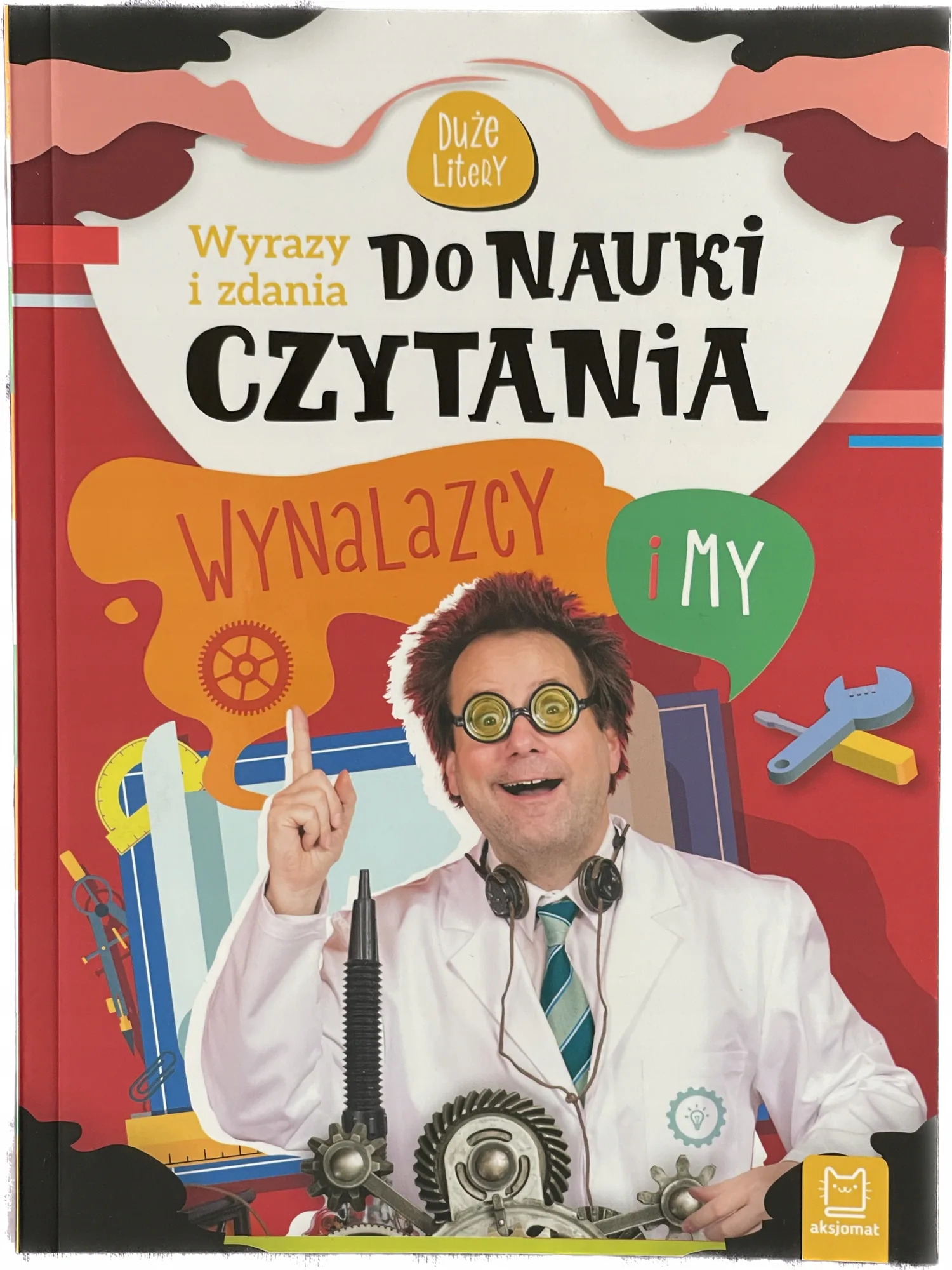Okładka: Czytanki DUŻE LITERY WYNALAZCY edukacyjna