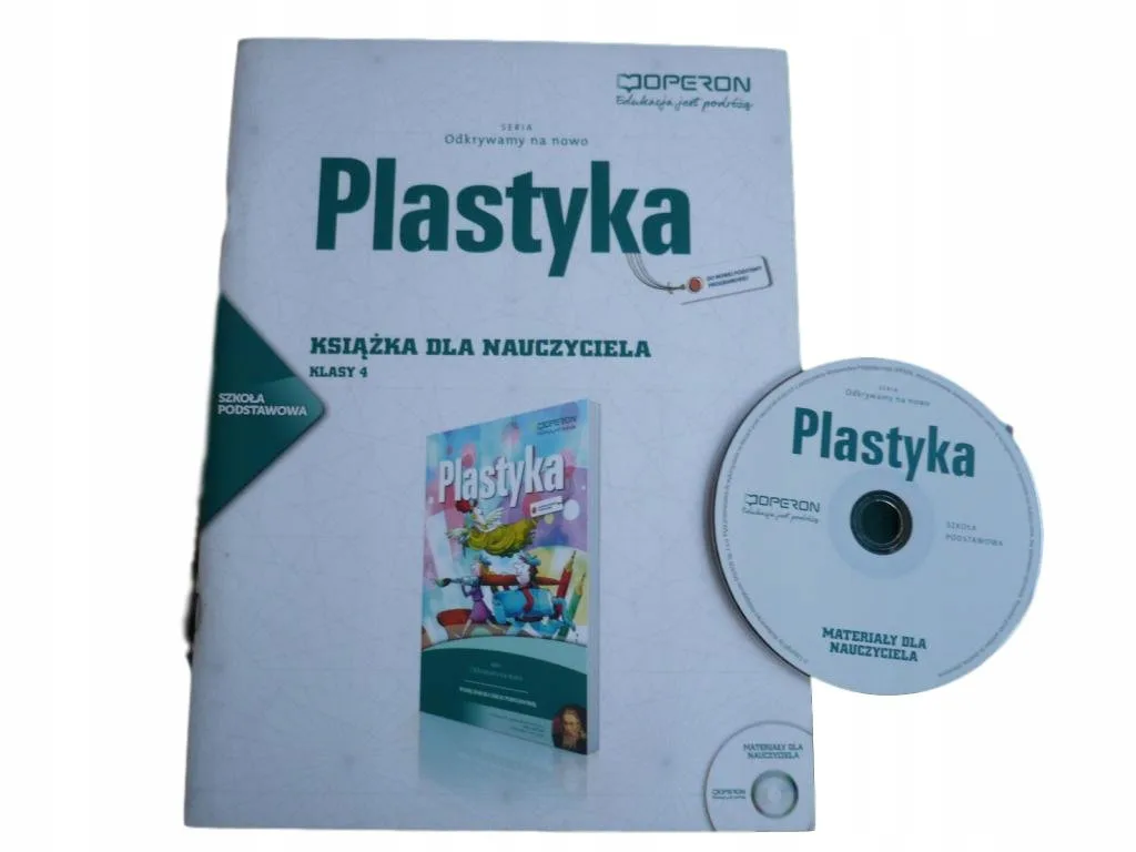 Okładka: PLASTYKA OPERON 4 ksiązka nauczyciela ONN + CD