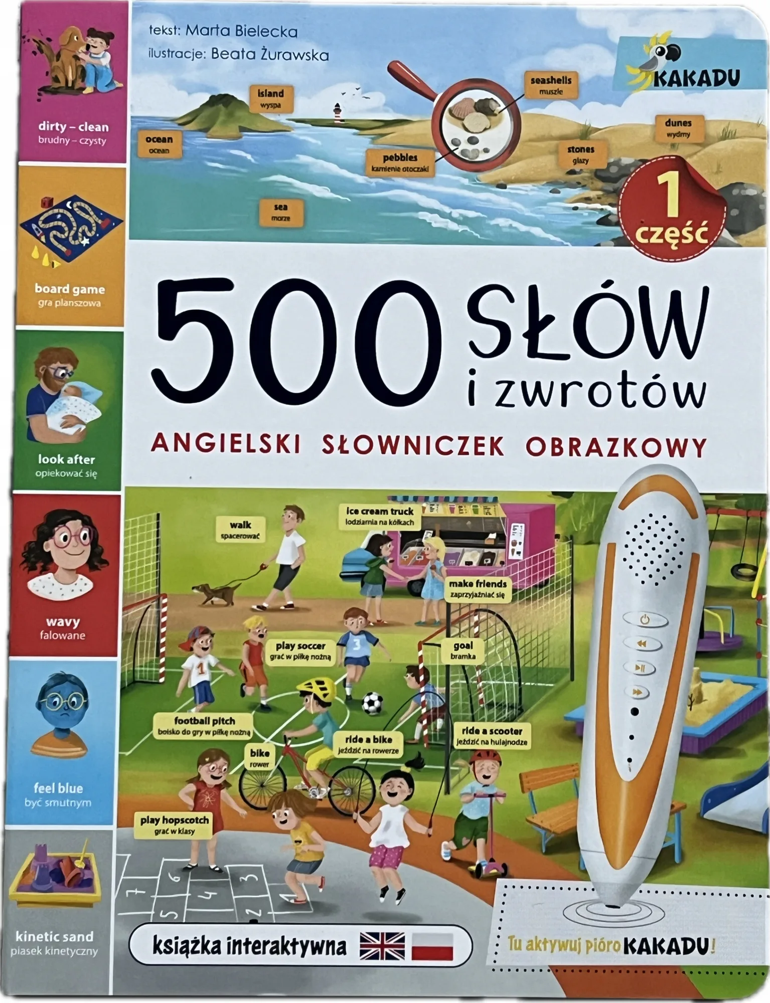Okładka: Język angielski słówka ZWROTY pisownia 6 7 8 9 lat SŁOWNICZEK OBRAZKOWY