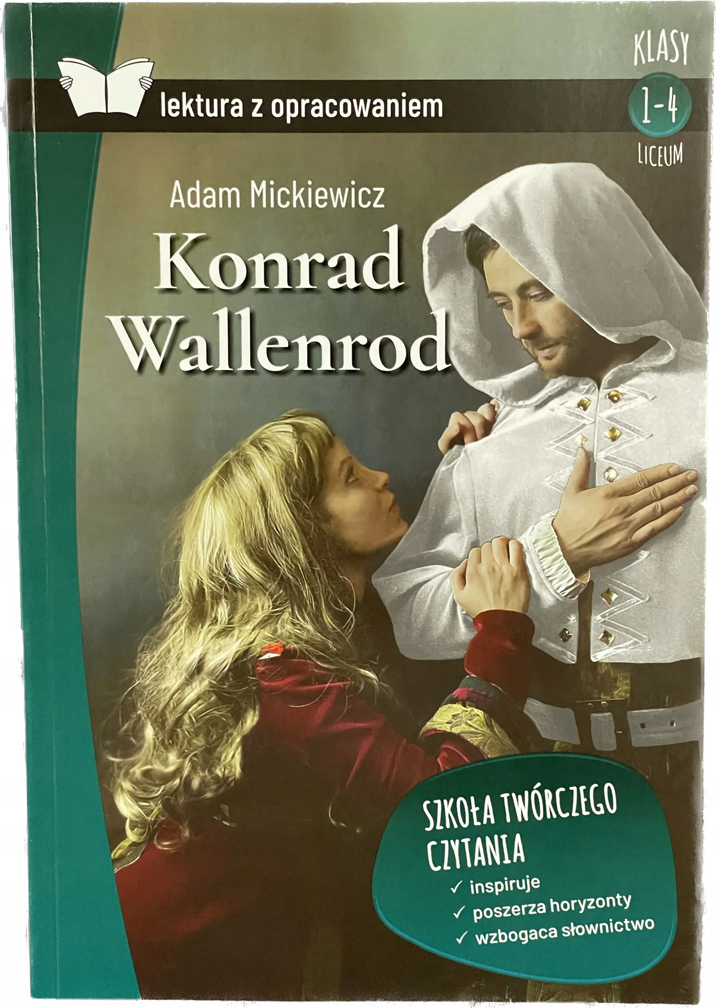 Okładka: KONRAD WALLENROD lektura z opracowaniem MICKIEWICZ