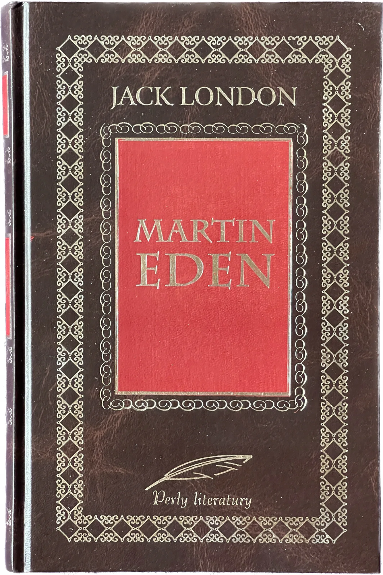 Okładka: Martin Eden Jack London skóra PERŁY LITERATURY