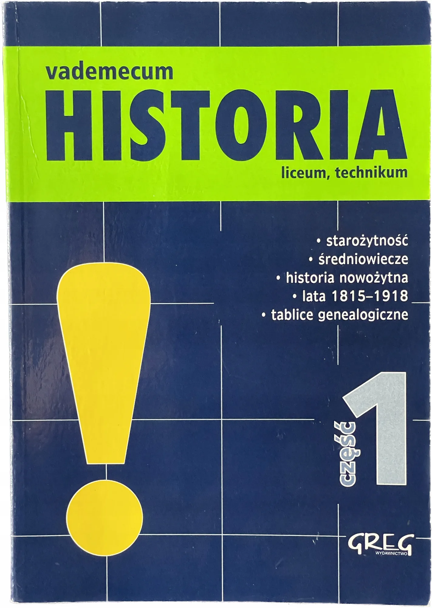 Okładka: HISTORIA LO ściąga repetytorium powtórka matura