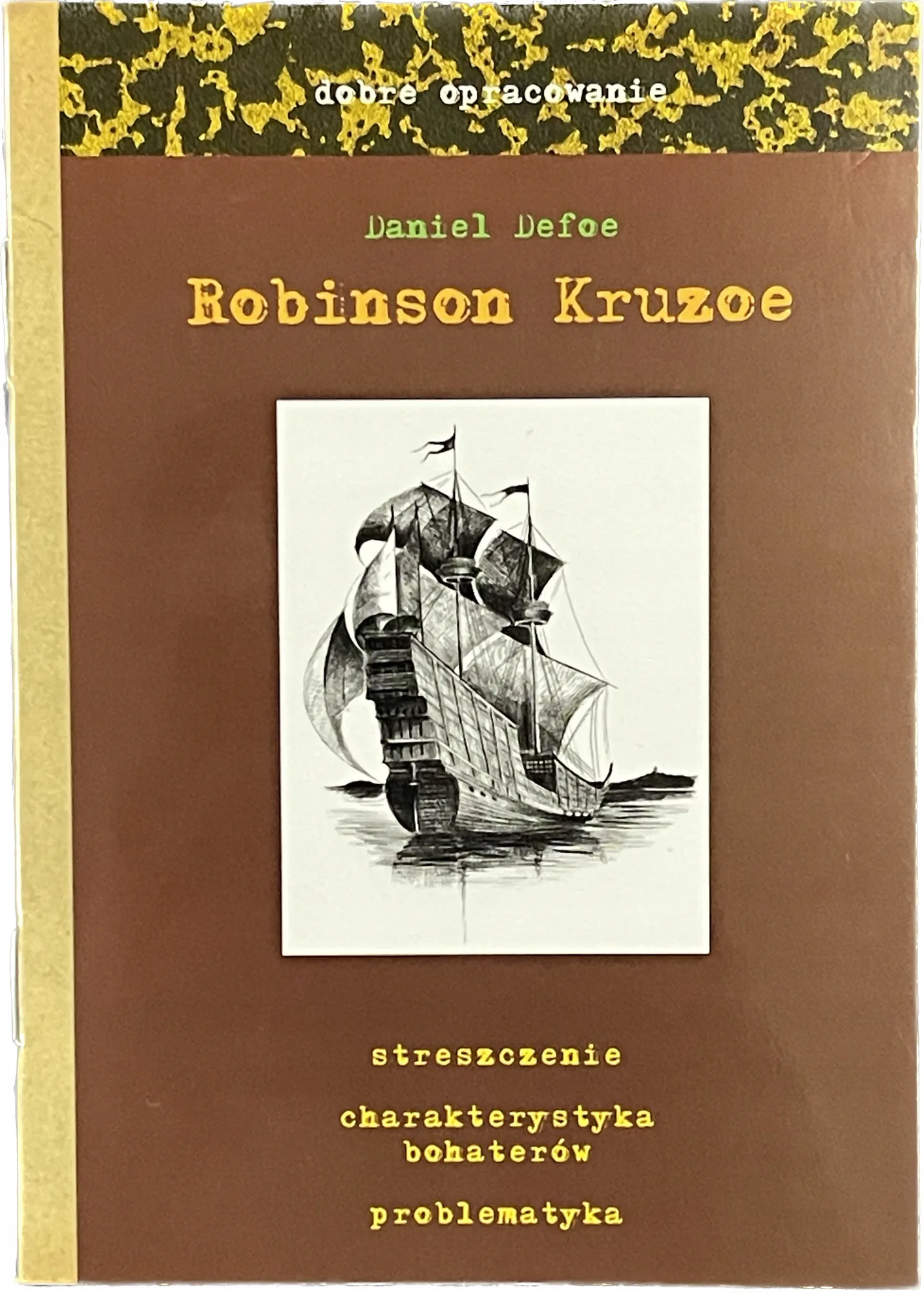 Okładka: Robinson Kruzoe streszczenie ŚCIĄGA opracowanie