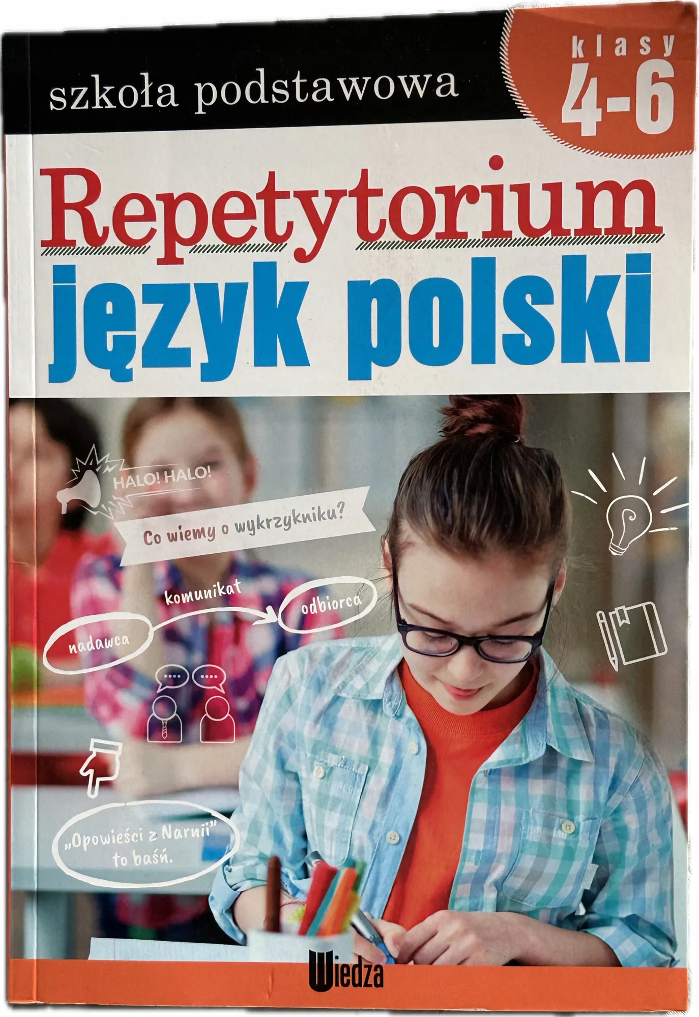 Okładka: Repetytorium język polski szkoła podstawowa ściąga klasa 4 5 6 lektury