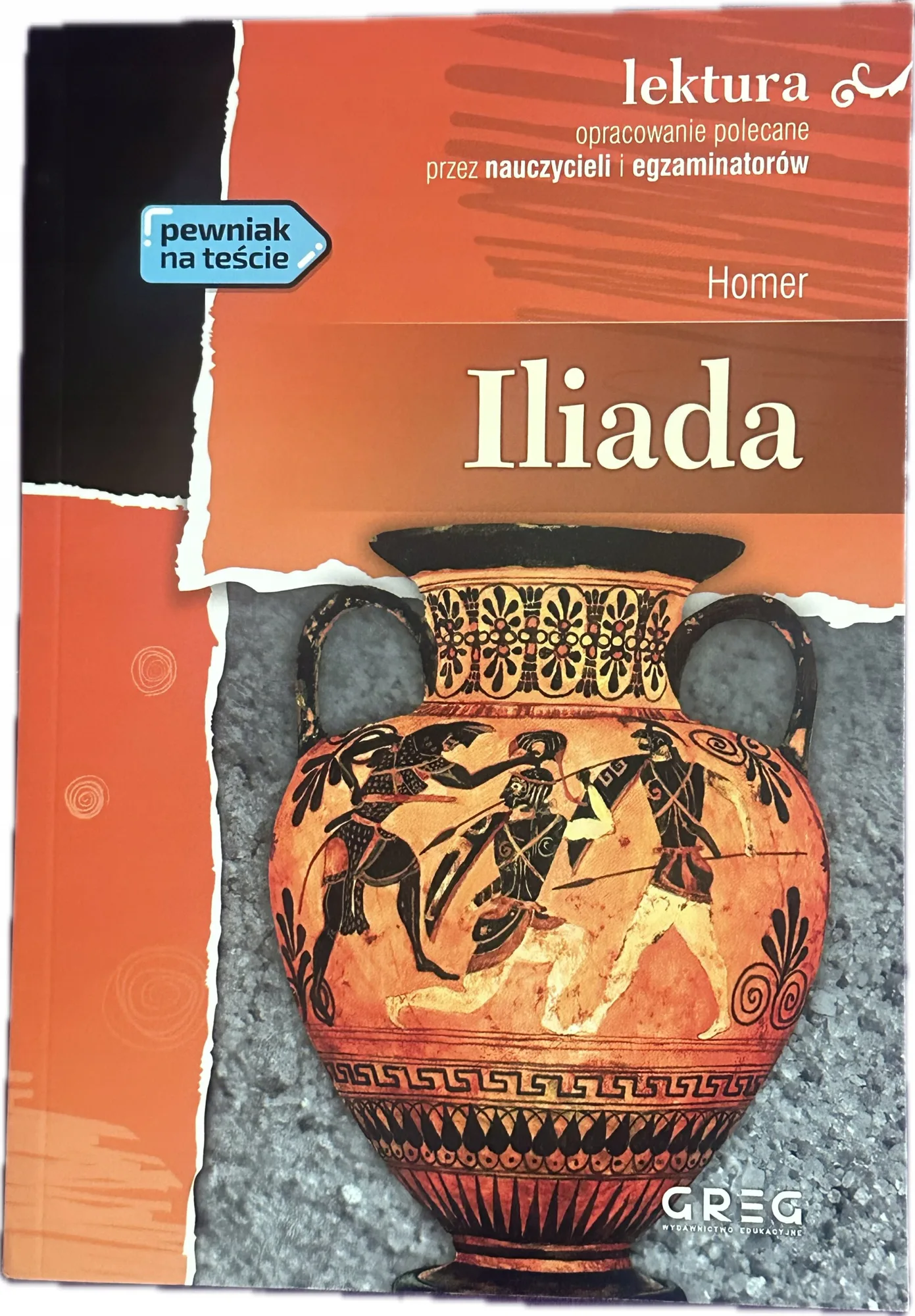Okładka: Iliada HOMER LEKTURA Z OPRACOWANIEM
