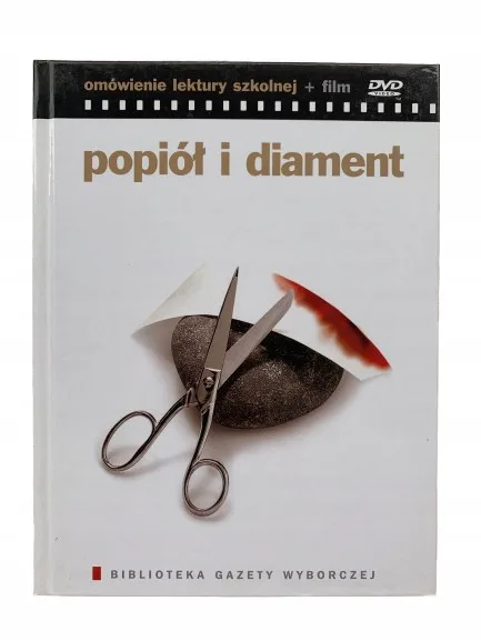Okładka: POPIÓŁ I DIAMENT OMÓWIENIE LEKTURY SZKOLNEJ + DVD