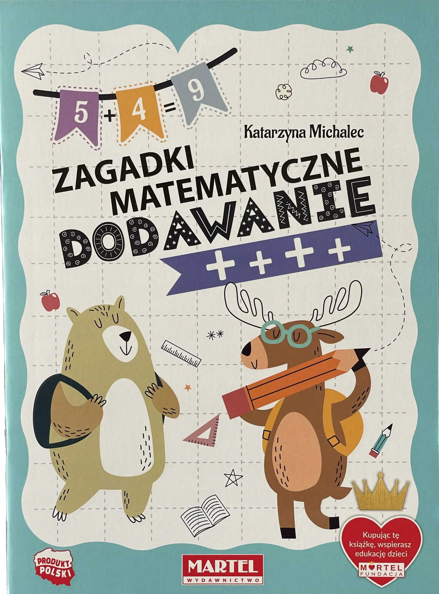 Okładka: MATEMATYKA klasa 1 2 zdania ćwiczenia dodawanie a4