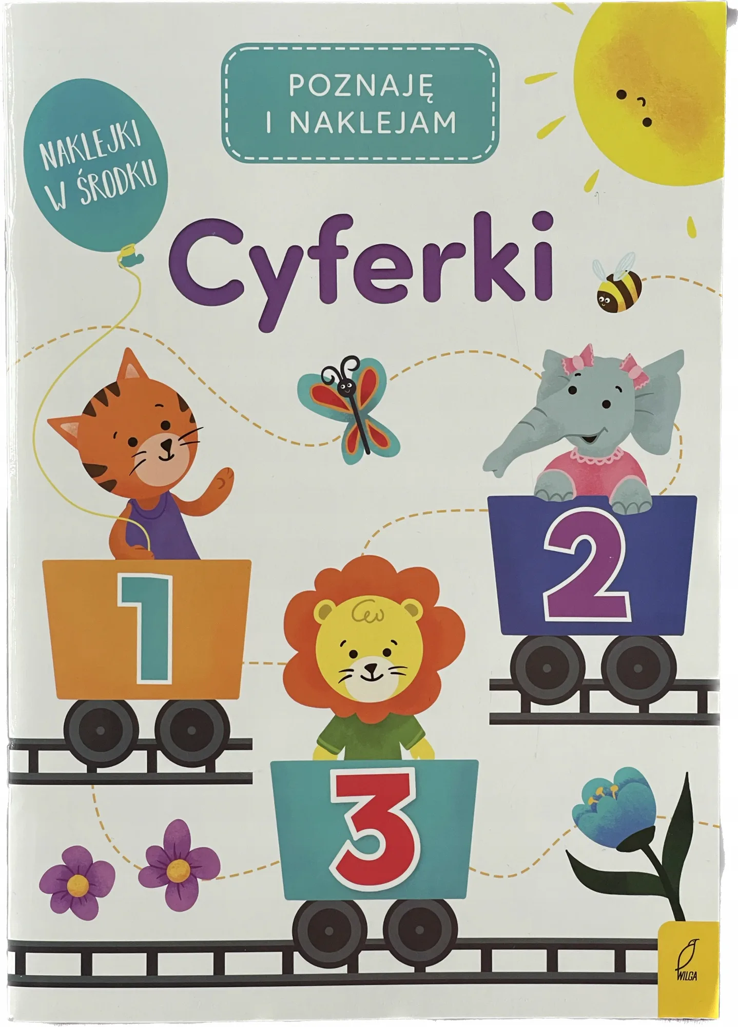 Okładka: CYFERKI cyfry ćwiczenia nauka pisania po śladzie