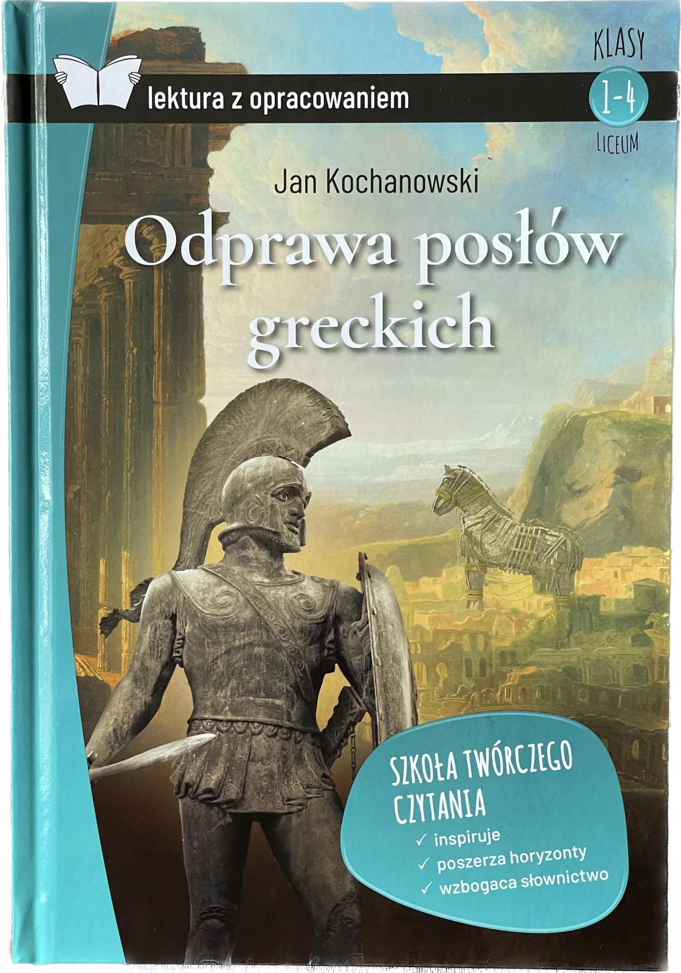 Okładka: ODPRAWA POSŁOW GRECKICH lektura z opracowaniem