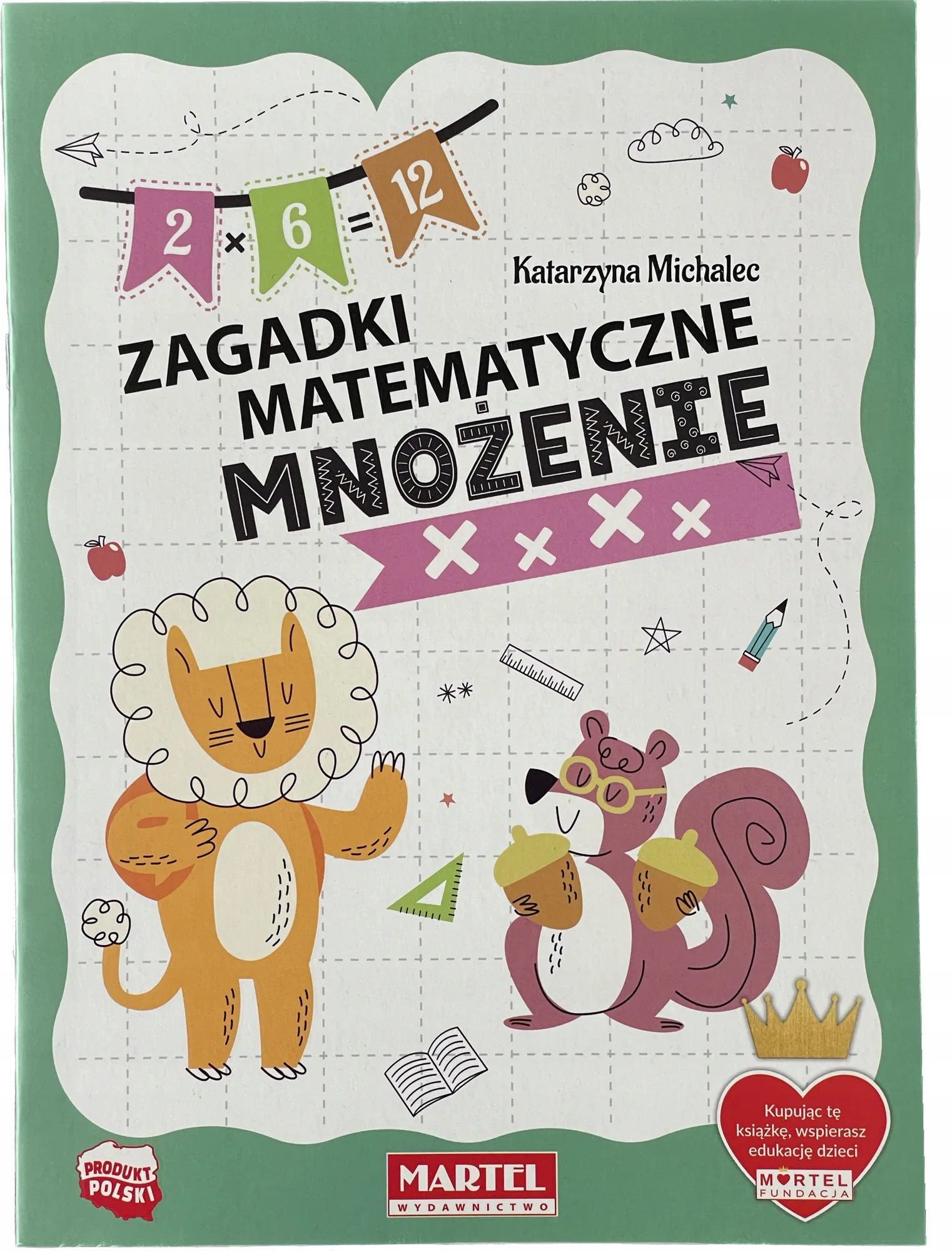Okładka: MATEMATYKA klasa 1 2 zdania ćwiczenia karty pracy mnożenie dla maluchów A4