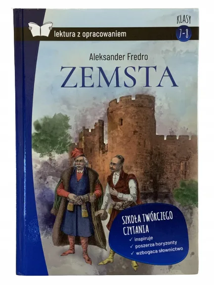 Okładka: ZEMSTA ALEKSANDER FREDRO lektura z opracowaniem