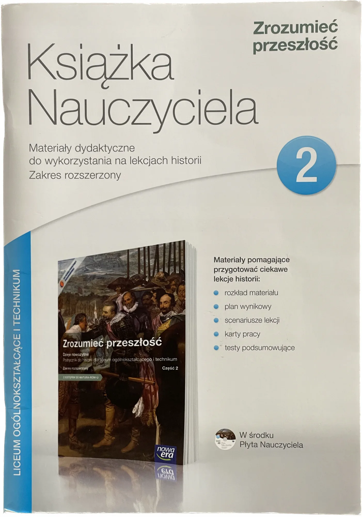 Okładka: ZROZUMIEĆ PRZESZŁOŚĆ 2 KSIĄZKA NAUCZYCIELA ZR testy sprawdziany