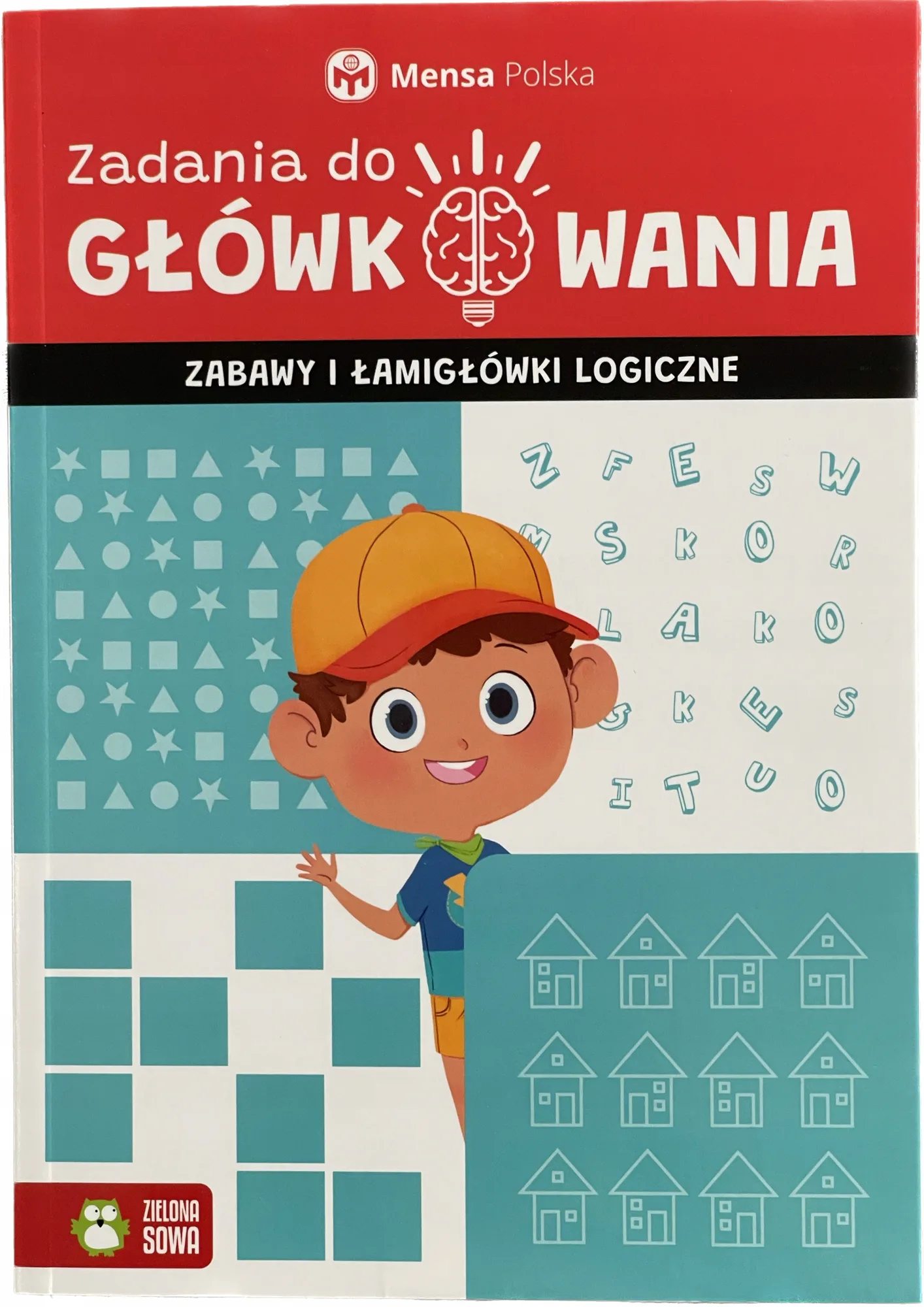 Okładka: Łamigłówki obrazkowe logiczne ZADANIA 6 7 8 LAT MENSA