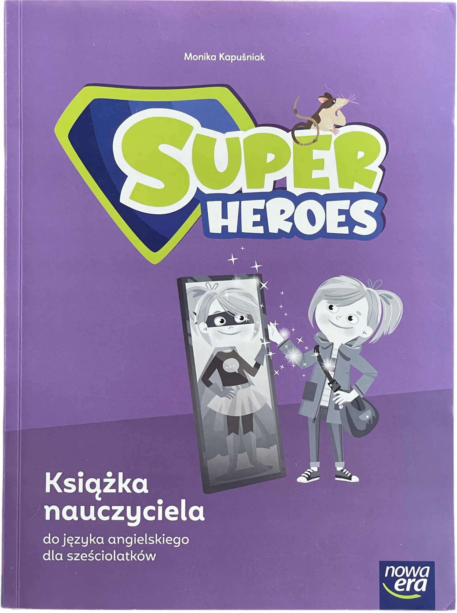 Okładka: SUPER Heroes książka nauczyciela 6 lat zerówka NE płyty cd