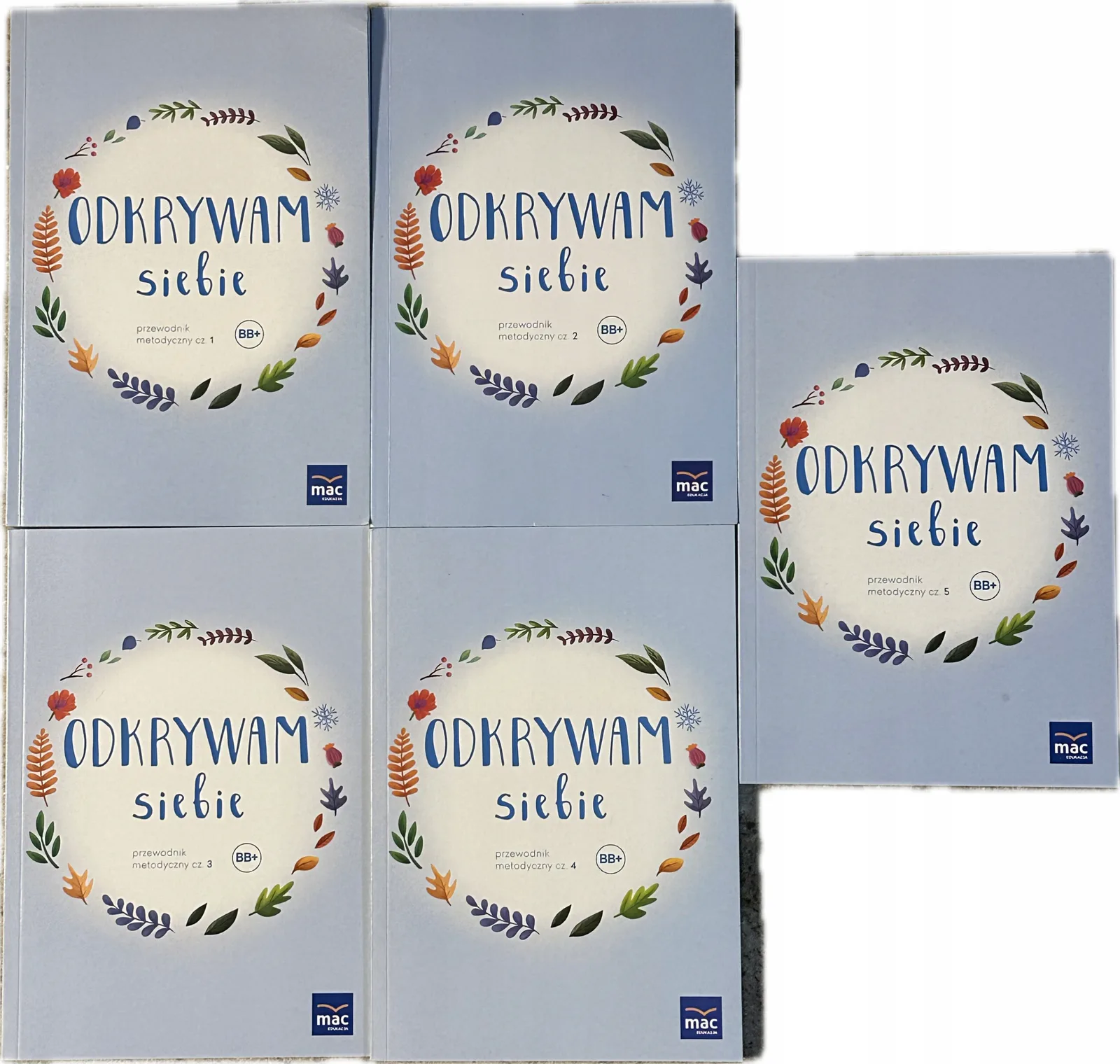Okładka: Odkrywam siebie MAC ksiązka nauczyciela przewodnik BB+ 5 SZTUK komplet
