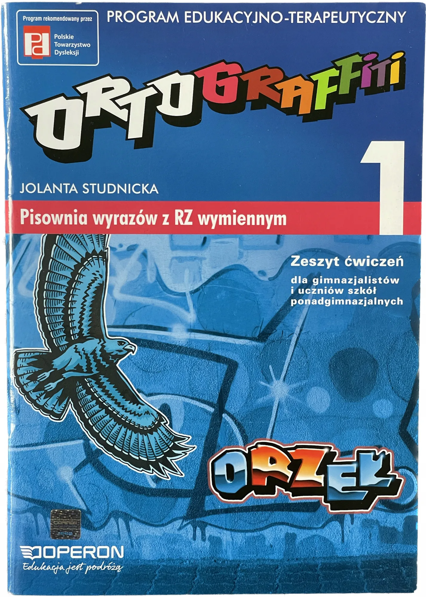 Okładka: Zadania na sprawdziany Z ORTOGRAFII KLASA 7 8 pisownia wyrazów z rz