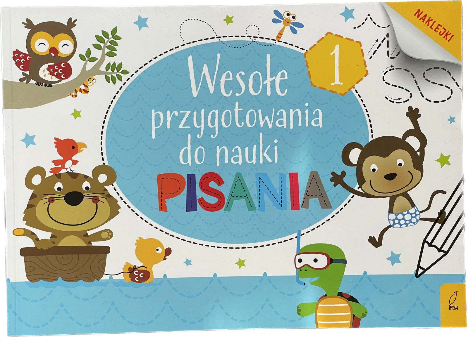 Okładka: Rysowanie po śladzie szlaczki nauka pisania 4 5