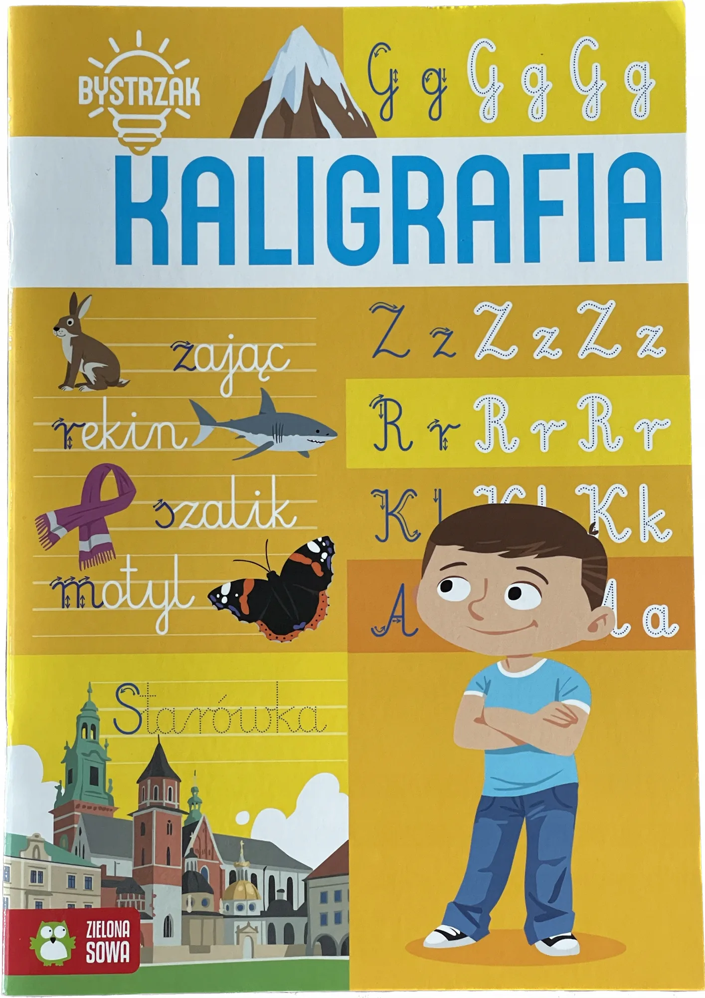 Okładka: Nauka KALIGRAFII pisania kaligrafia klasa 1 A4