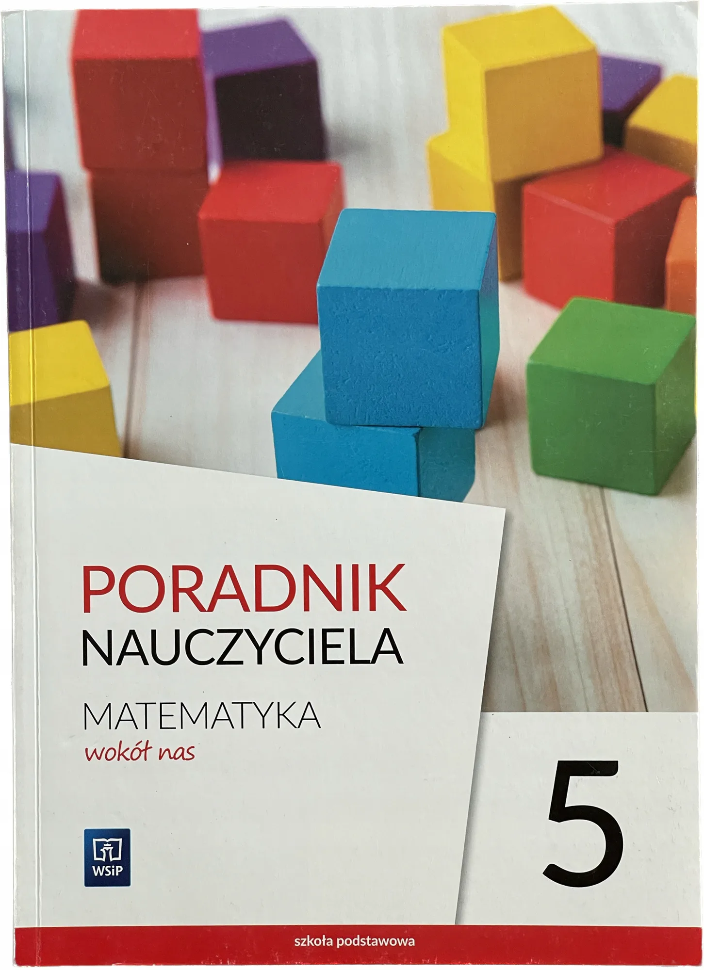 Okładka: MATEMATYKA wokół nas 5 książka nauczyciela WSIP