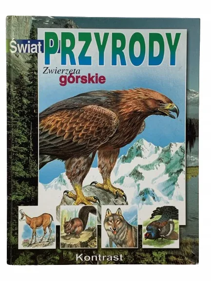 Okładka: ŚWIAT PRZYRODY zwierzęta górskie album dla dzieci