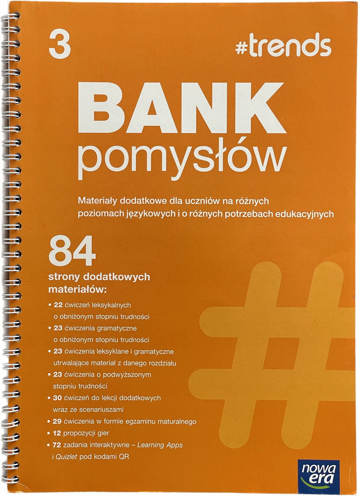 Okładka: TRENDS 3 BANK POMYSŁÓW DLA NAUCZYCIELA zadania karty pracy