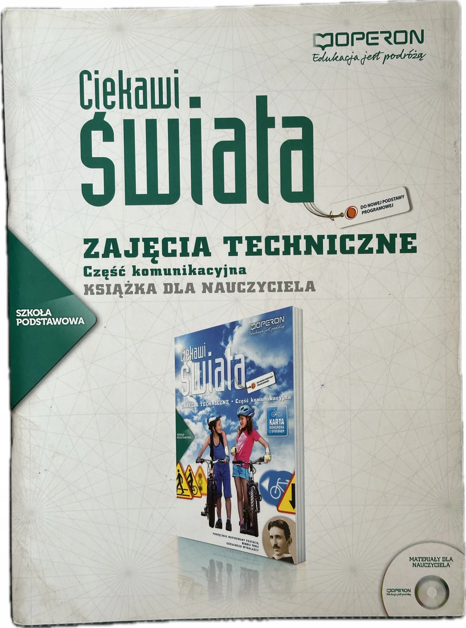 Okładka: Zajęcia techniczne Operon KSIĄZKA NAUCZYCIELA + CD część komunikacyjna
