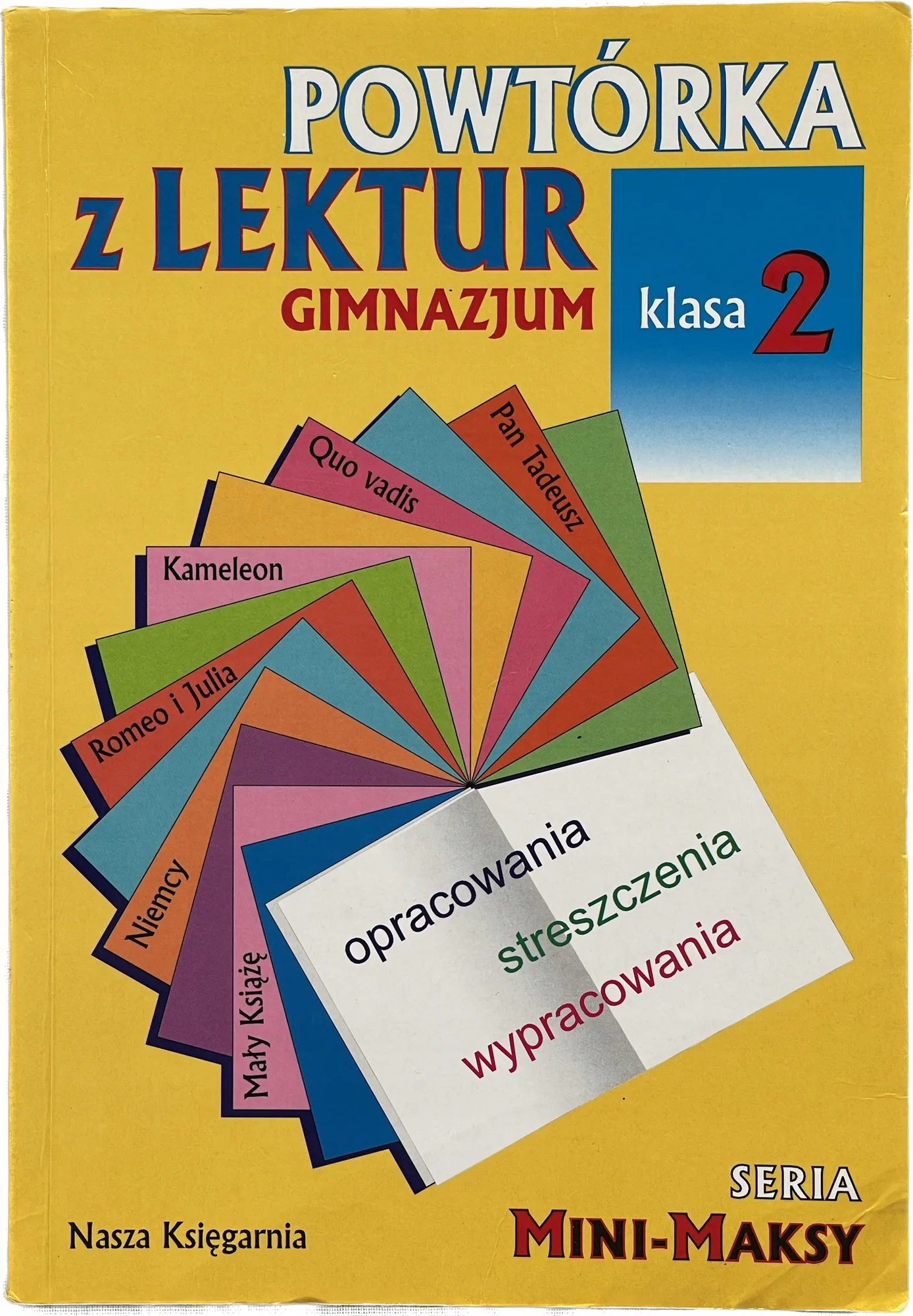Okładka: Lektury do gimnazjum opracowania 7 streszczenia
