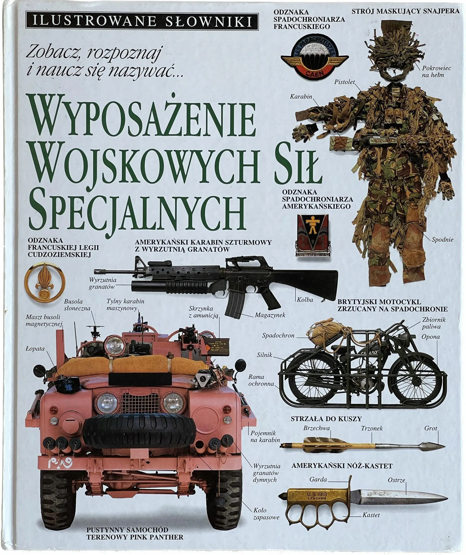 Okładka: ILUSTROWANE SŁOWNIKI Wyposażenie wojskowych sił